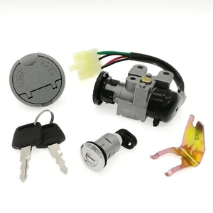 Key Ignition Lock Set Fits Baotian BT49QT-9 BTM49QT-9 Includes Petrol Cap 2 Keys - Picture 1 of 5