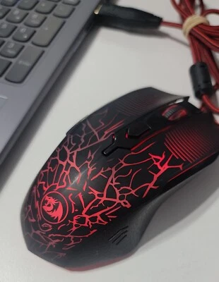 REDRAGON S107-1 3200 DPI Wired Mouse & Multi Colored Wired One-Handed Keyboard  - Image 1 of 4