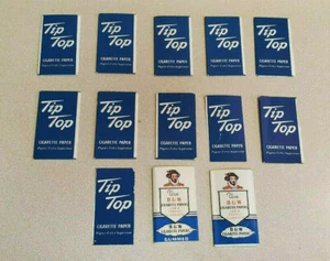 Vintage Lot of Seven (7) Tip Top & (2) B&W Cigarette Rolling Paper New Old Stock - Picture 1 of 3