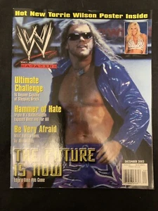 WWE WORLD WRESTLING ENTERTAINMENT Magazine- DEC 2002 - EDGE WWF Brock Lesnar - Picture 1 of 1