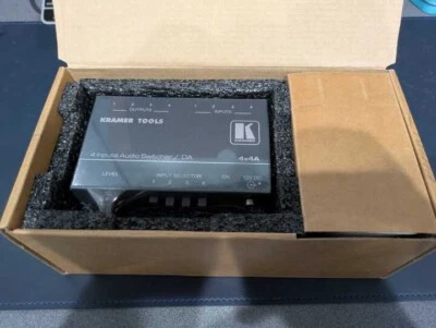 Kramer 4x4a 4x1 Audio Switcher - 1:4 Distribution Amplifier P/N 90-040490 - Image 1 of 4