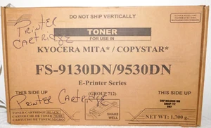 NEU Kyocera Mita/Copystar TK-712-C Schwarz Toner Kit FS-9130DN 9530DN TASKalfa - Bild 1 von 5