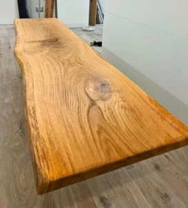 Solid European Oak Floor Table 200x40x3 Cm - Bild 1 von 4