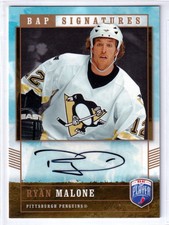 2006-07 Be A Player Signatures #RM Ryan Malone AUTO - Pittsburgh Penguins