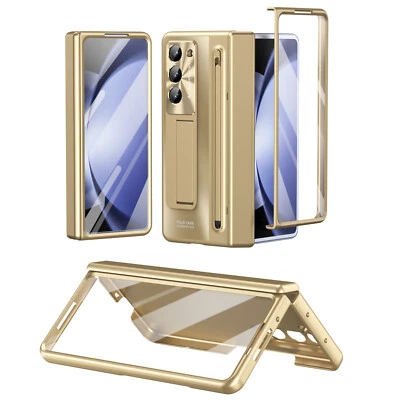 Funda con bisagra a prueba de golpes plegable 6 5 4 para Samsung Galaxy Z con bolígrafo Foto 1 de 4