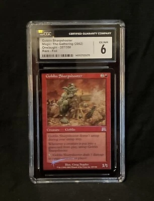 Goblin Sharpshooter FOIL Onslaught LP EX/NM CGC (5070) Grade 6 Magic | MTG - Image 1 of 3
