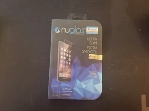 NuGlas Tempered Glass Screen Protector for iPhone 7 8 SE Ultra Slim 0.3MM 9H - Photo 1 sur 2