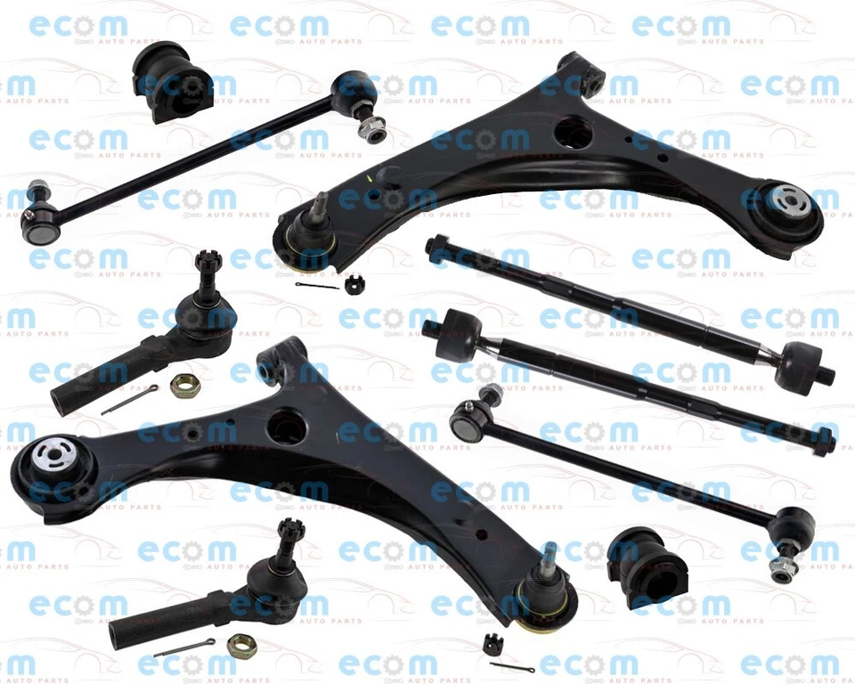 Передние нижние рычаги управления для 08–16 Chrysler Town Country анкерные стержни концы стабилизатора подвески - Изображение 1 из 4