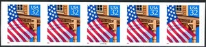 Flag Over Porch S/A Dated Red 1996 PNC5 PL 66666 Scott's 2915A - Picture 1 of 2