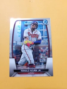 2023 Bowman Chrome Baseball Ronald Acuna Jr. - Atlanta Braves #93 - Picture 1 of 2