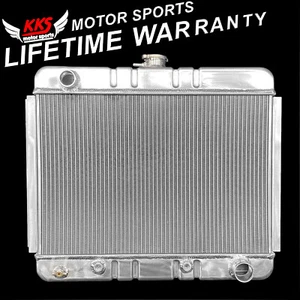 RADIADOR KKS 3 FILAS PARA CHEVY II NOVA 1966-1967 1970-1979 DODGE V8 22" NÚCLEO ANCHO - Imagen 1 de 8