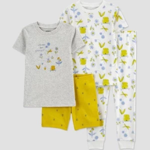 Carter's Just One You ® Toddler Girls' 4pc Honey Bee Pajama Set - Yellow 18M