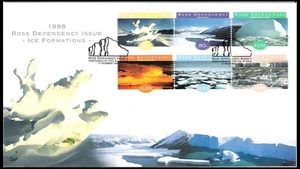  NZ 1998 ROSS DEPENDENCY ICE FORMATIONS FDC (VF) - Picture 1 of 1