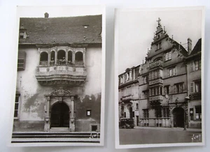 2 x COLMAR Alsace Elsass Frankreich alte Postkarten Lot Cartes Postales ~1940 - Picture 1 of 2