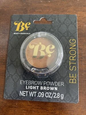 Beauty Essentials Eyebrow Powder Light Brown  Be Strong Full Fabulous Eyebrows - Image 1 of 2