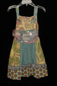 Nuevo con etiquetas Vestido y Faja Matilda Jane Girls You & Me Floral Nudo Leona Talla 4 Muy Buen estado - Imagen 1 de 11