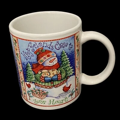 Debra Jordan Christmas Snowman Mug - Image 1 of 4