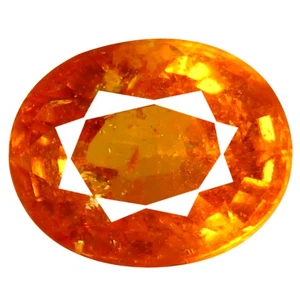 1.16 ct AAA Resplendent Oval Shape (6 x 5 mm) Fanta Orange Spessartine Gemstone - Picture 1 of 1