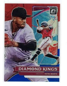 2022 Optic Diamond Kings Ketel Marte /199 RED WHITE BLUE Prizm-D'Backs - Picture 1 of 2