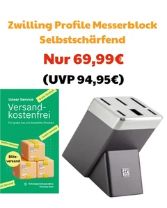 ZWILLING Profile Selbstschärfender Messerblock Kautschuk-Holz - Profile Serie - Bild 1 von 2