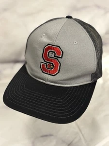 Vintage St. Louis Cardinals Hat Cap Snap Back Adjustable MLB Gray Mesh Trucker - Picture 1 of 11