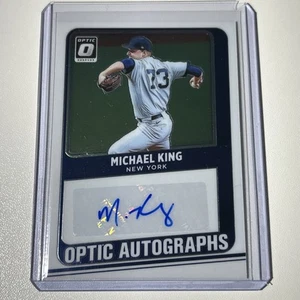 2021 Panini Donruss Optic Auto Michael King #OA-MK Auto Yankees - Bild 1 von 2