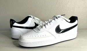 Größe 12 - Nike Court Vision Low White Black Metallic Gold - Bild 1 von 6