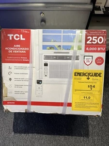 TCL 6000 BTU Window Air Conditioner Fan and Dehumidifier 250sqft Remote Control - Picture 1 of 2