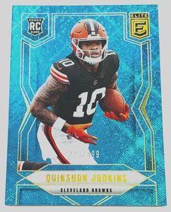 2025 ELITE FOOTBALL TEAL MATRIX QUINSHON JUDKINS 223/499 RC Cleveland Browns - Foto 1 di 3