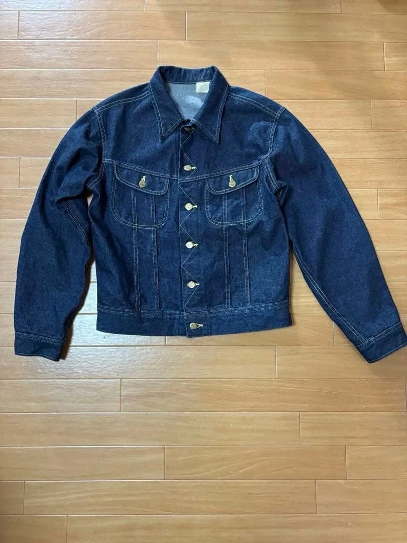 ジャケット・アウター SUGARCANE 11.75oz BLUE DENIM 30's MODEL Navy 1930s Vintage Cut SC12240N Raw Denim 11.75oz Work Jacket