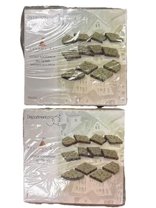 2 Brand New Sets Of 12 Pcs Dept 56 Seasons Bay “Stone Footpath Sections” #53375 - Picture 1 of 3
