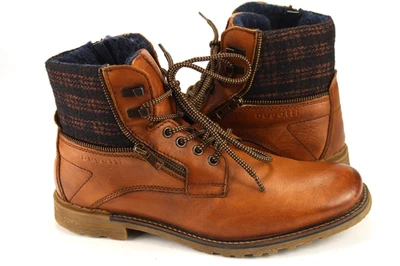 Bugatti Gr.44 Herren Halbschuhe  Stiefel Boots Winter Leder  TOP  K 400 - Bild 1 von 4