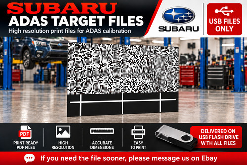 Subaru eyesight ADAS calibration target board 87599va000 - USB FLASH ...