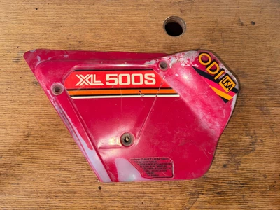 81 honda xl-500s 左侧面板, oem, 17220-435-730ZA, xr-500, xl-500, xl-250 — 第 1/3 张图片