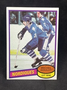 1980-81 Topps Hockey Michel Goulet RC Scratched #67 EX - Picture 1 of 2