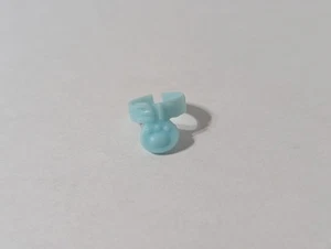 Littlest Pet Shop LPS Bright Blue PAW PRINT COLLAR Authentic - Picture 1 of 2