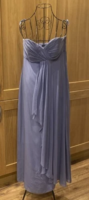 Coast Grey Lilac Silk Chiffon Grecian Dress Kylie Minogue Alexander McQueen UK14 - Image 1 of 4