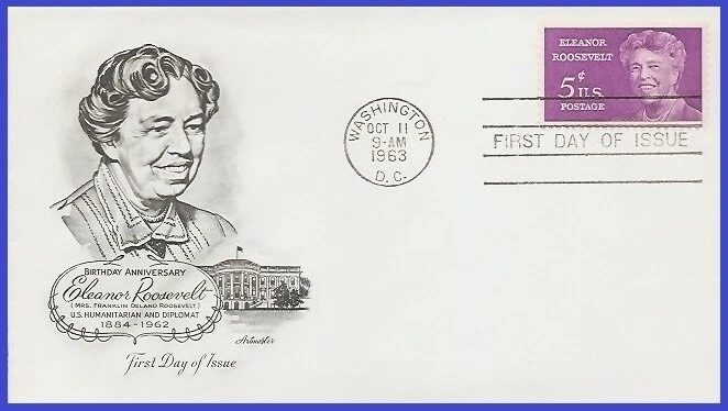 USA4 #1236 U/A ARTMASTER FDC   Eleanor Roosevelt - Image 1 of 1