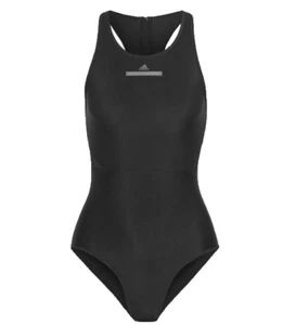 Adidas Stella McCartney Performance Zip Badeanzug Einteiler Bademode Schwarz Größe L - Bild 1 von 17