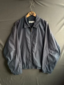 Vintage London Fog Gabardine Jacket mens XL Gray Full zip Coat Workwear Designer - Picture 1 of 6