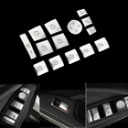 Car Door Armrest Window Switch Button Cover Trim Kit For Mercedes E C-Class Glk