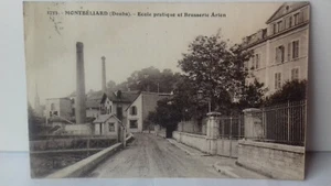 Montbéliard (25) école pratique et brasserie Arien.(voyagée vers1917) (S49-20) - Imagen 1 de 2