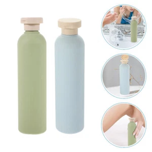 2 Pezzi Bottiglie Detergenti e Cura Spremere per Shampoo Gel Doccia Imbottigliamento Viaggio - Foto 1 di 12