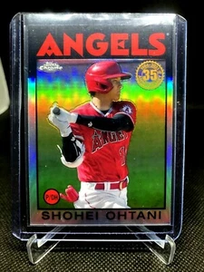 Shohei Ohtani 2021 Topps Chrome 1986 35th Anniversary Refractor Angels NM++ - Picture 1 of 3