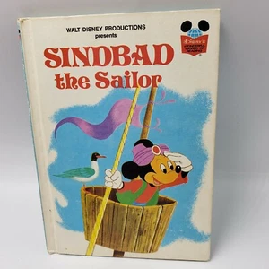 Disney’s Wonderful World Of Reading Sindbad The Sailor Mickey Mouse Simbad 1978 - Imagen 1 de 10