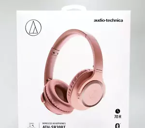 audio-technica Sound Reality ATH-SR30BT PK Bluetooth Wireless Headphones NEW - Picture 1 of 4