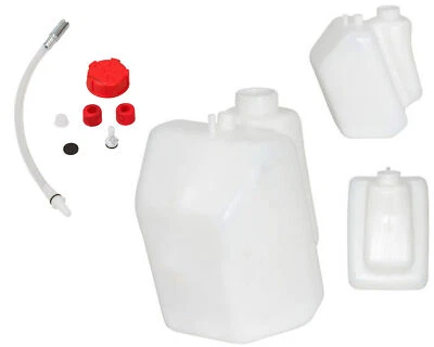 KARTERS CLUB Petrol / Fuel Tank 3 Litre Push Through Red Caps Go Kart Karting Race Racing