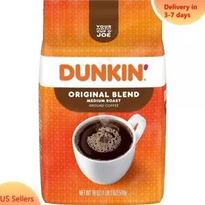 Dunkin' Original Blend Medium Roast Ground Coffee - 18oz - Picture 1 of 5