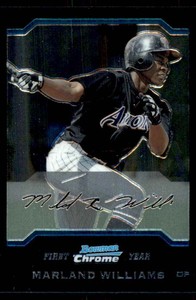 2004 Bowman Chrome Marland Williams RC Arizona Diamondbacks #262