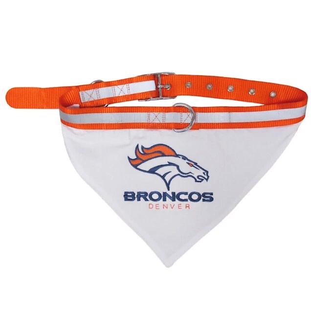 PETS FIRST Denver Broncos NFL Collar Bandana Pet Dog (pick Size) AMP